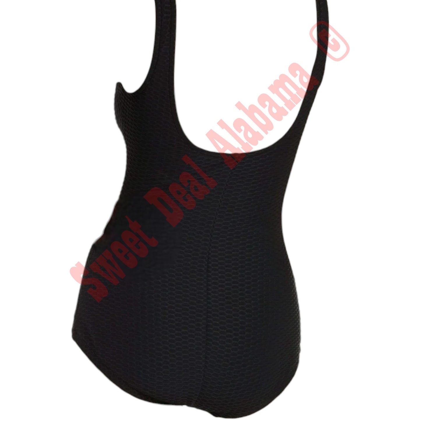 Women's Maxine Textured Spa Shirred Leg One Piece Swimsuit Misses 16 Black