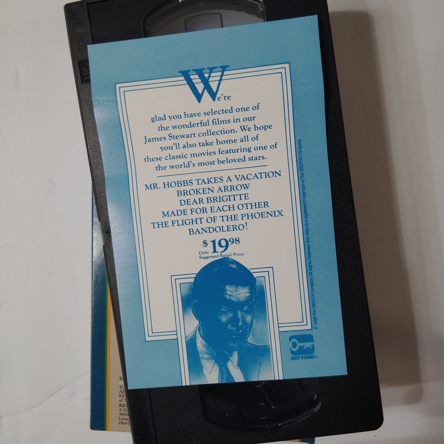 Mr. Hobbs Takes a Vacation VHS 1988 James Stewart Maureen O’Hara Classic Comedy