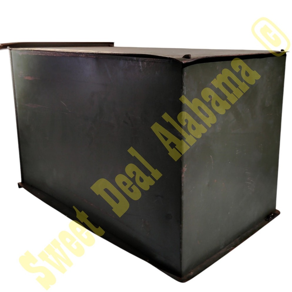 Vintage Older ODG Military Lock Boxes, SCA 1 Lock, No Key, 18.5"D x 12"H x 11"W