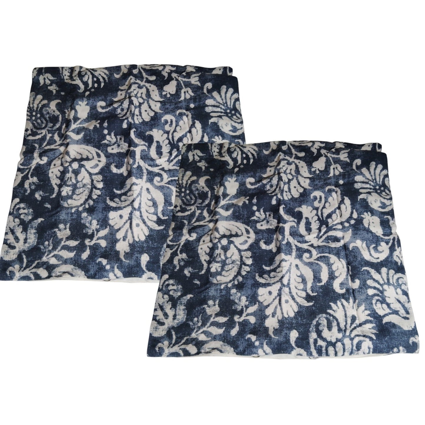 Ienjoy 20x20 Cotton Pillow Covers, Set/2 Decorative Pillow Covers, Navy