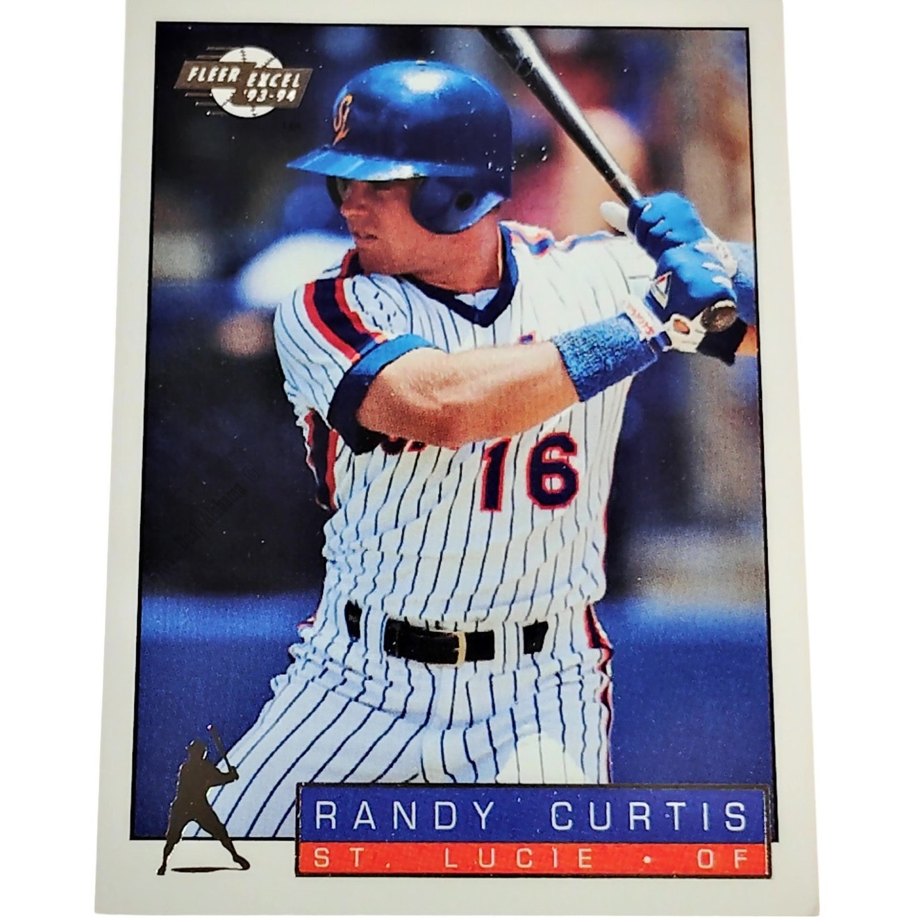 Randy Curtis, St. Lucie Mets, No. 233, 93-94 Fleer Excel Minor Leagues