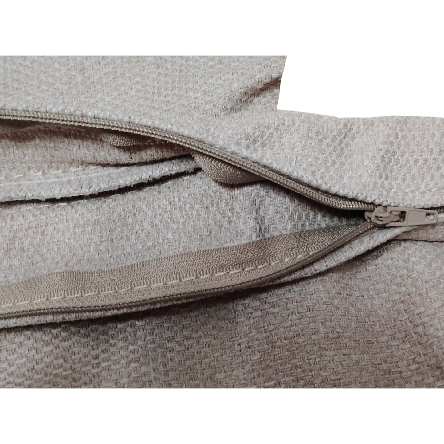 Outdoor Chair Cushion Slipcover – Beige Taupe, 24" W × 22" L × 3" H | No Filling
