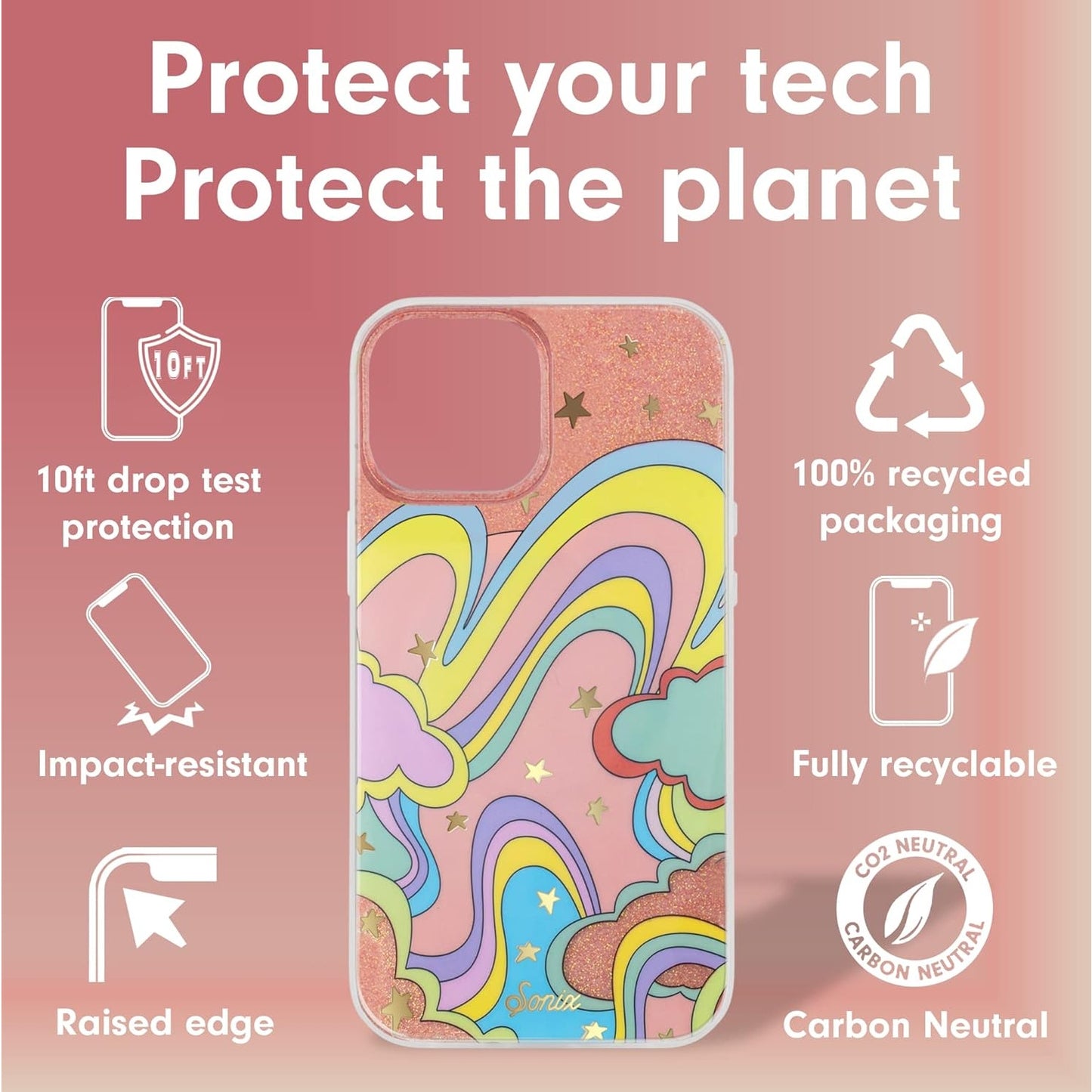 Sonix Case for iPhone 14 Plus - MagSafe Compatible, Illusion Design