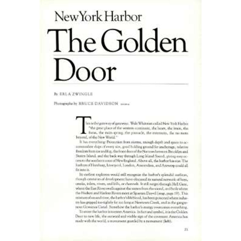 National Geographic Magazine July 1986, New York Harbor, Canada, Philippines ...