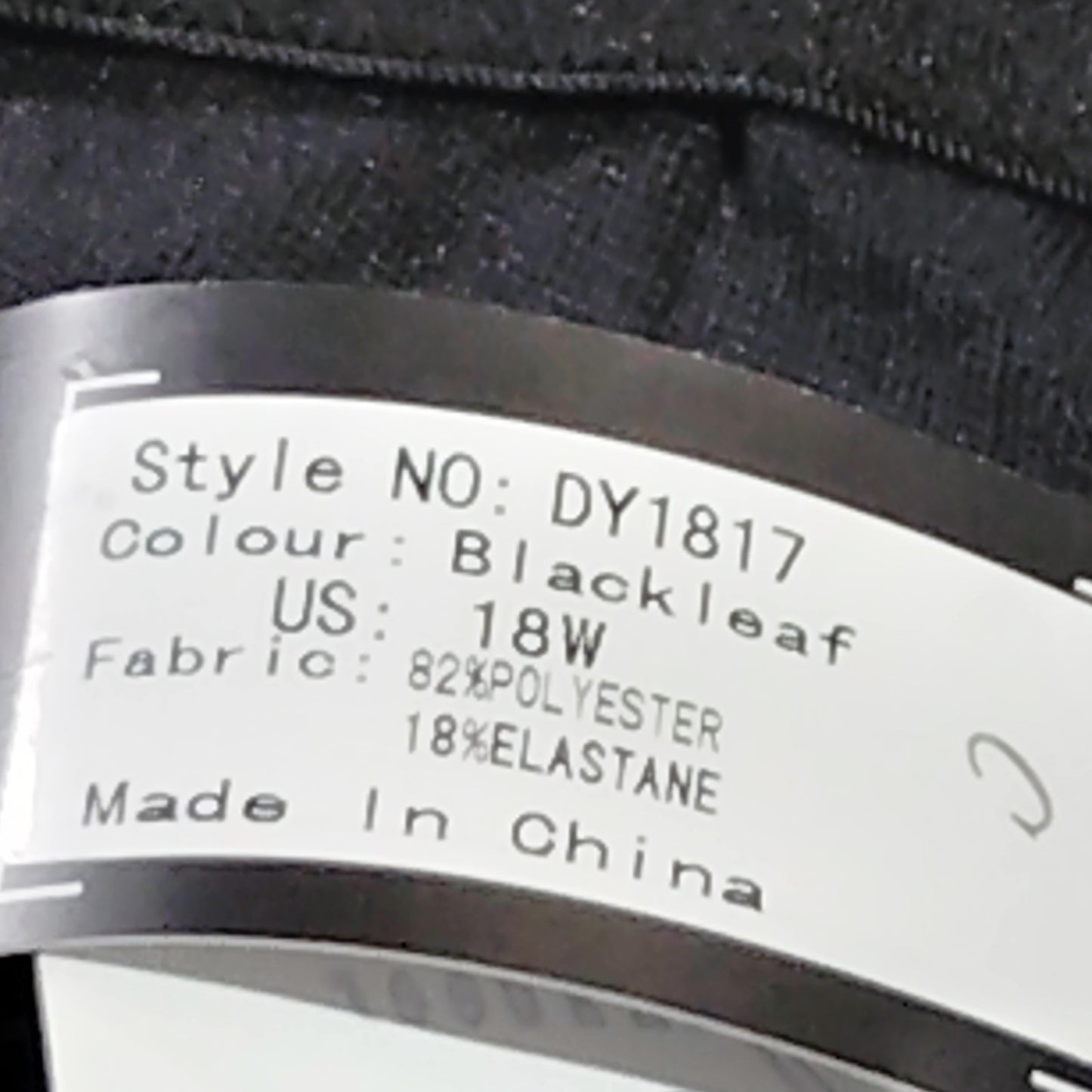 Jinxueer Women’s Plus Size Flowy Tankini Top – Blackleaf – 18W – NWT