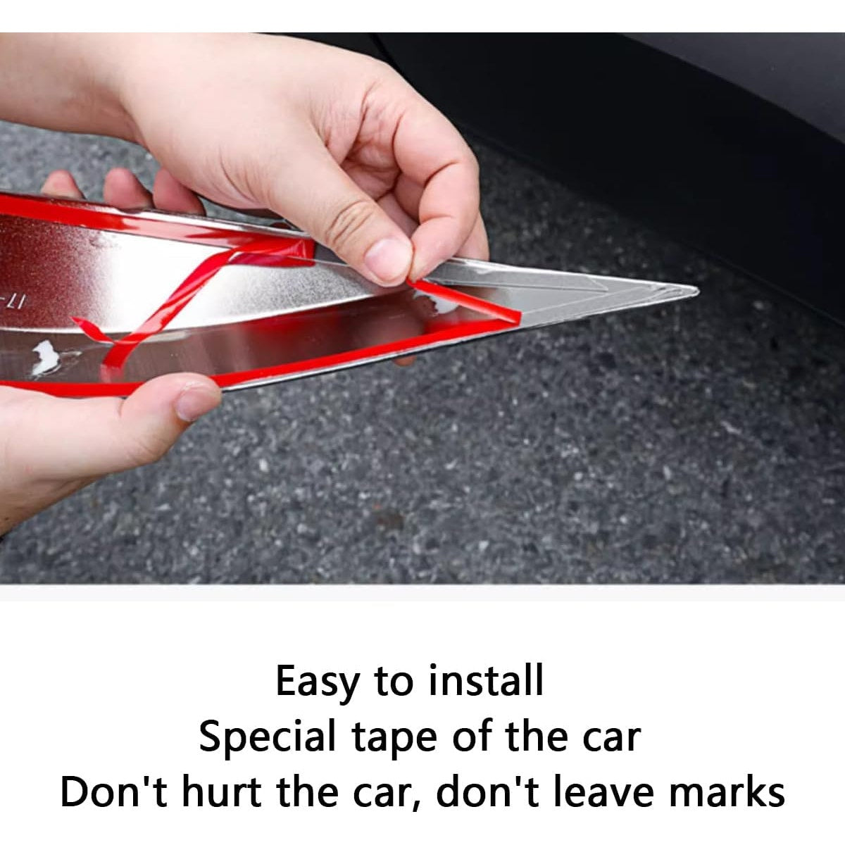 Red ABS Side Door Molding Trim 4PCS for Toyota C-HR CHR 2018–2023