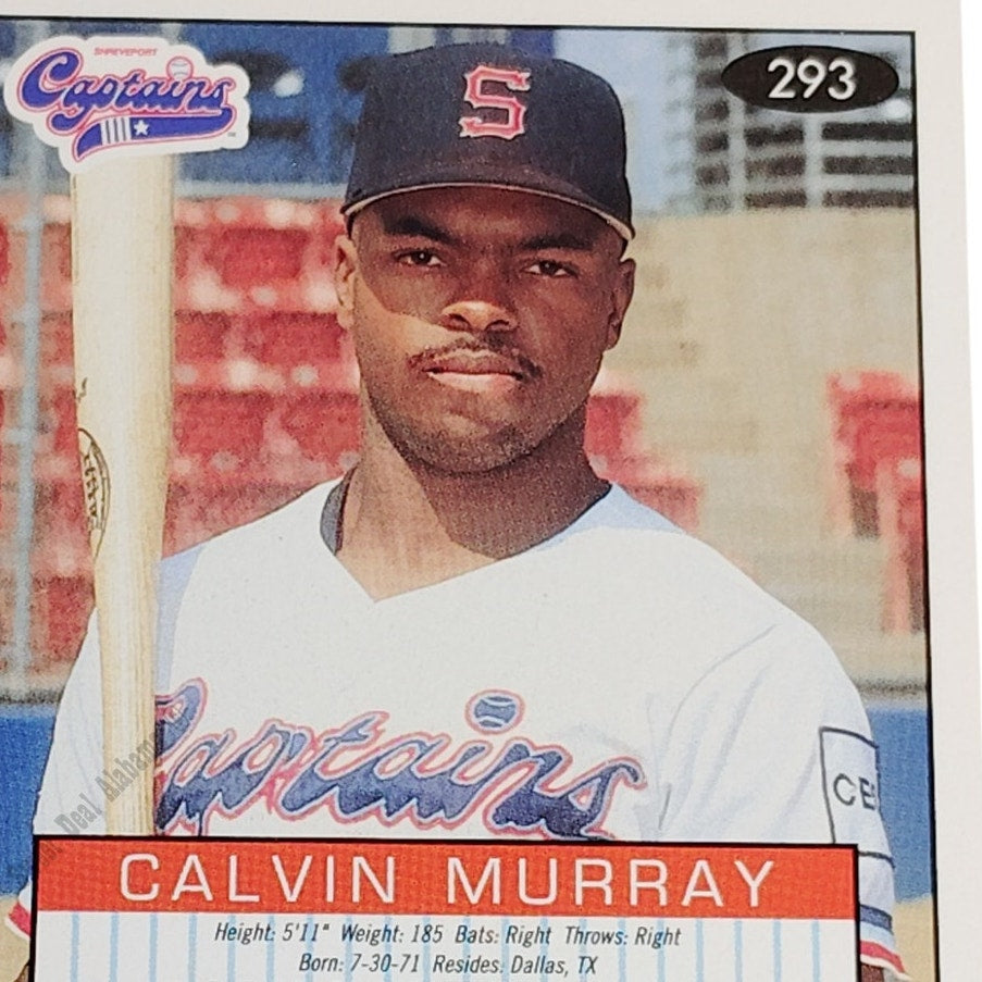 Calvin Murray, Shreveport Captains, #293, 93-94 Fleer Excel Minor Leagues