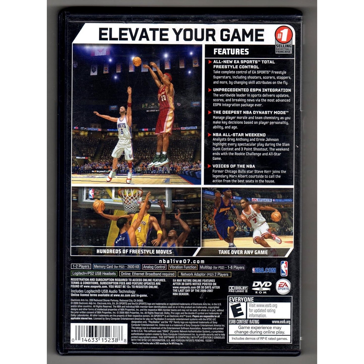 NBA Live 07 – PlayStation 2, EUC, Like New