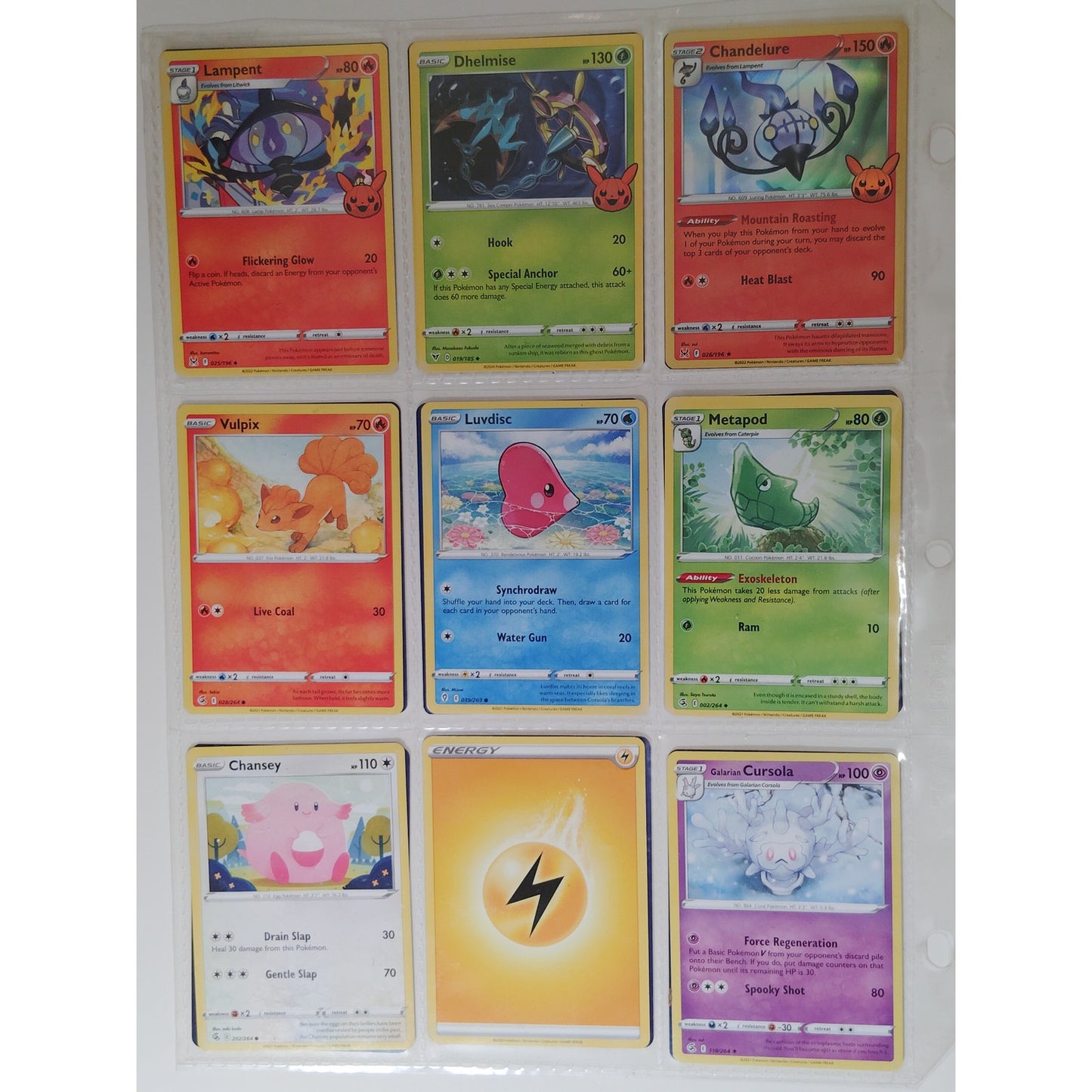 18 Random Pokémon Cards Pictured, Actual Photos Provided