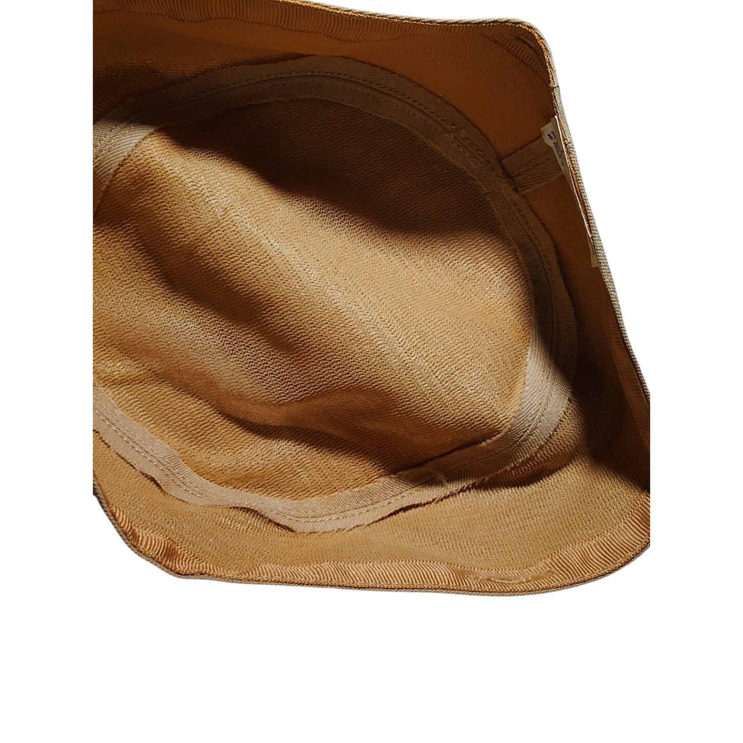 Kingform Women's Khaki Cover Cap Size 22.5 Poly/Wool Tropical NWT