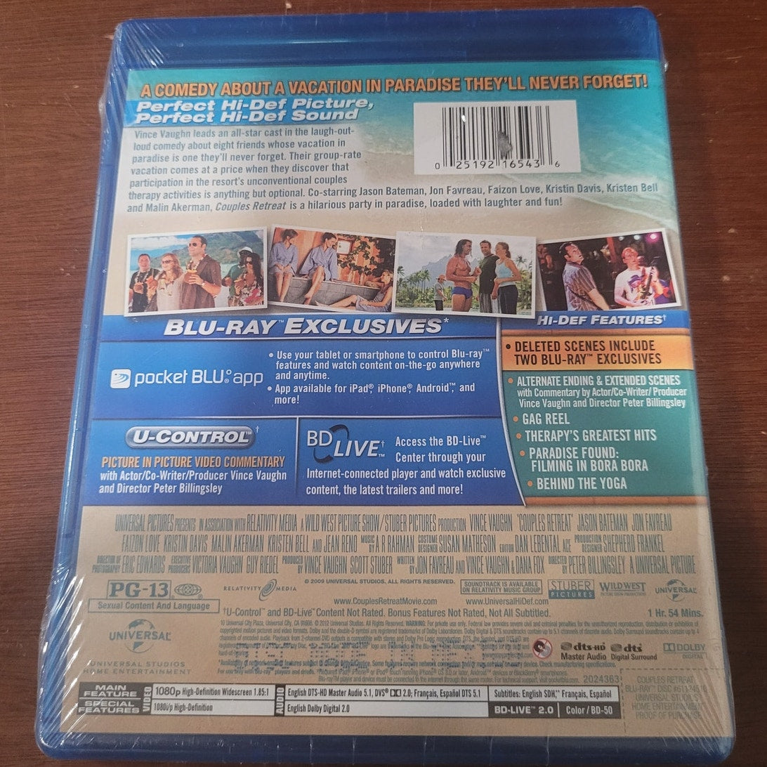Couples Retreat Blu-ray Comedy Movie Vince Vaughn Kristen Bell Jon Favreau 2009
