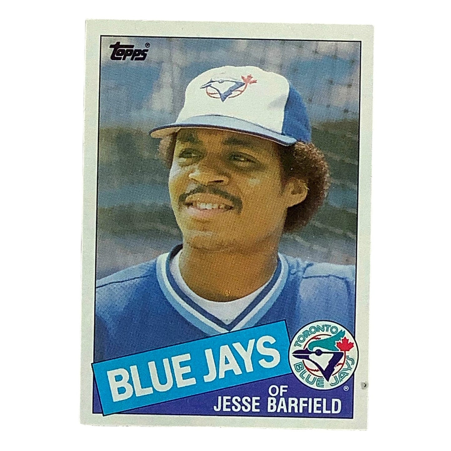 Jesse Barfield, Toronto Blue Jays, MLB, 1985 Topps Card 24, EX/NM