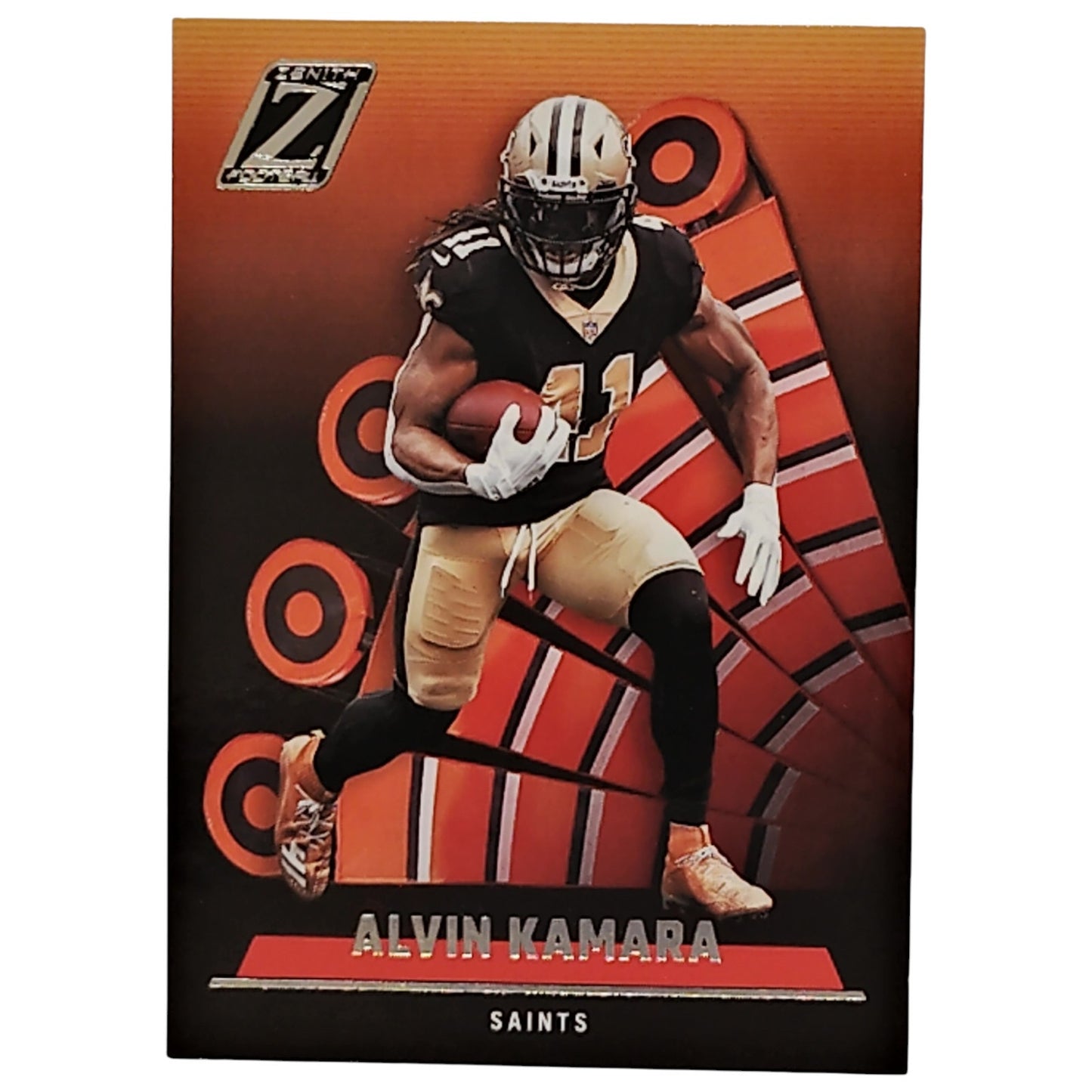 Alvin Kamara, New Orleans Saints, NFL 2022 Panini-Zenith Card 72, EX/NM