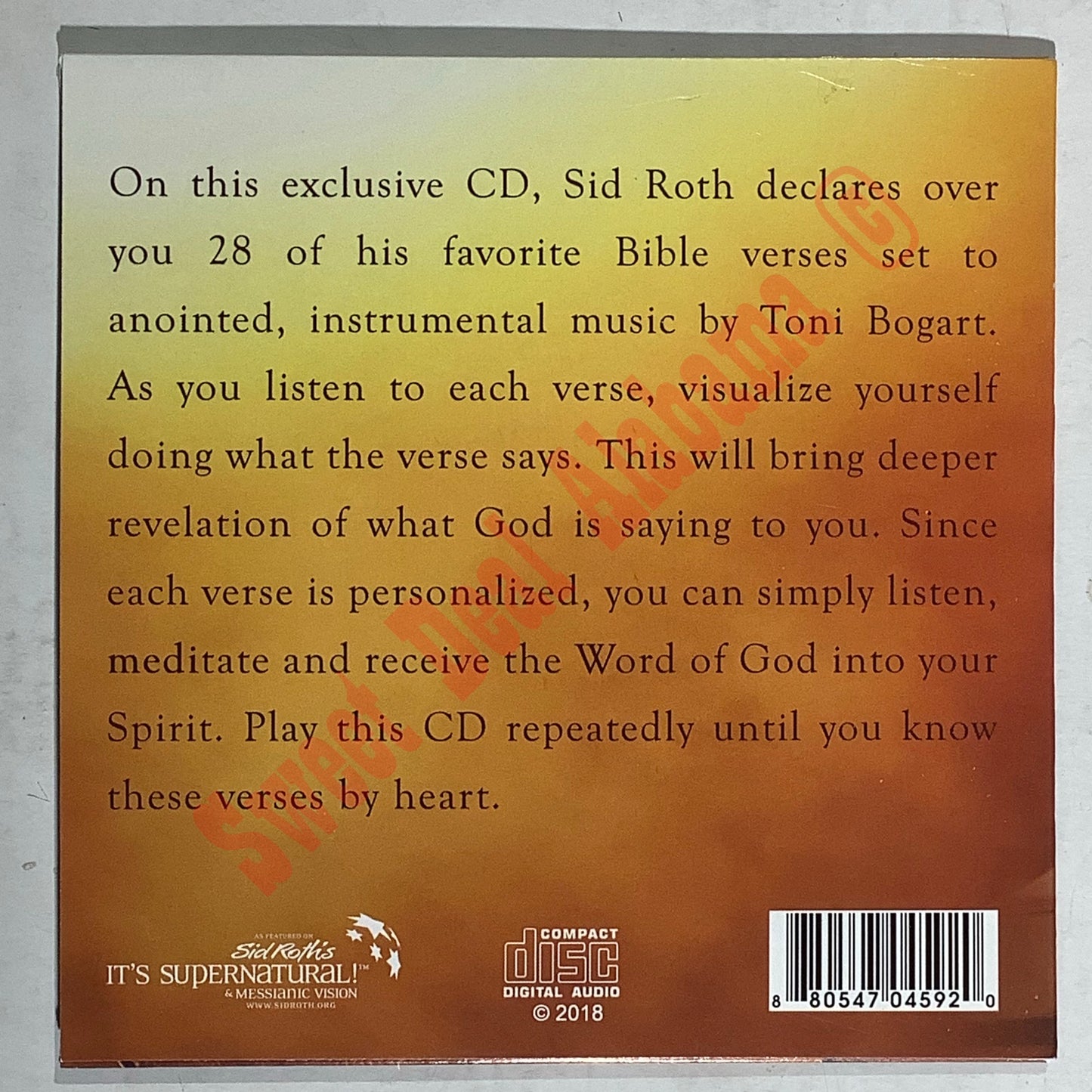 It Is Written CD by Sid Roth, Part of his It's Supernatural! Series