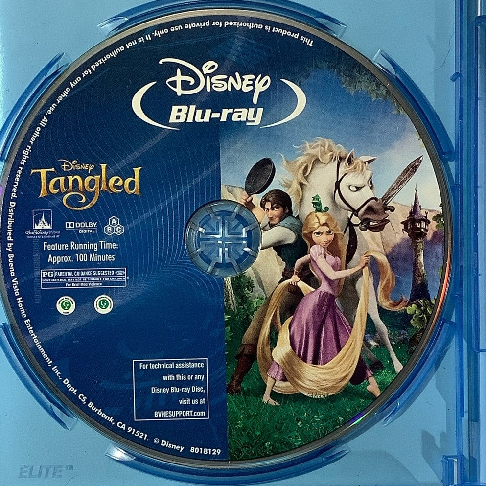 Tangled (Two-Disc Blu-ray/DVD Combo 2011) 100 Minutes of Animation For Kids