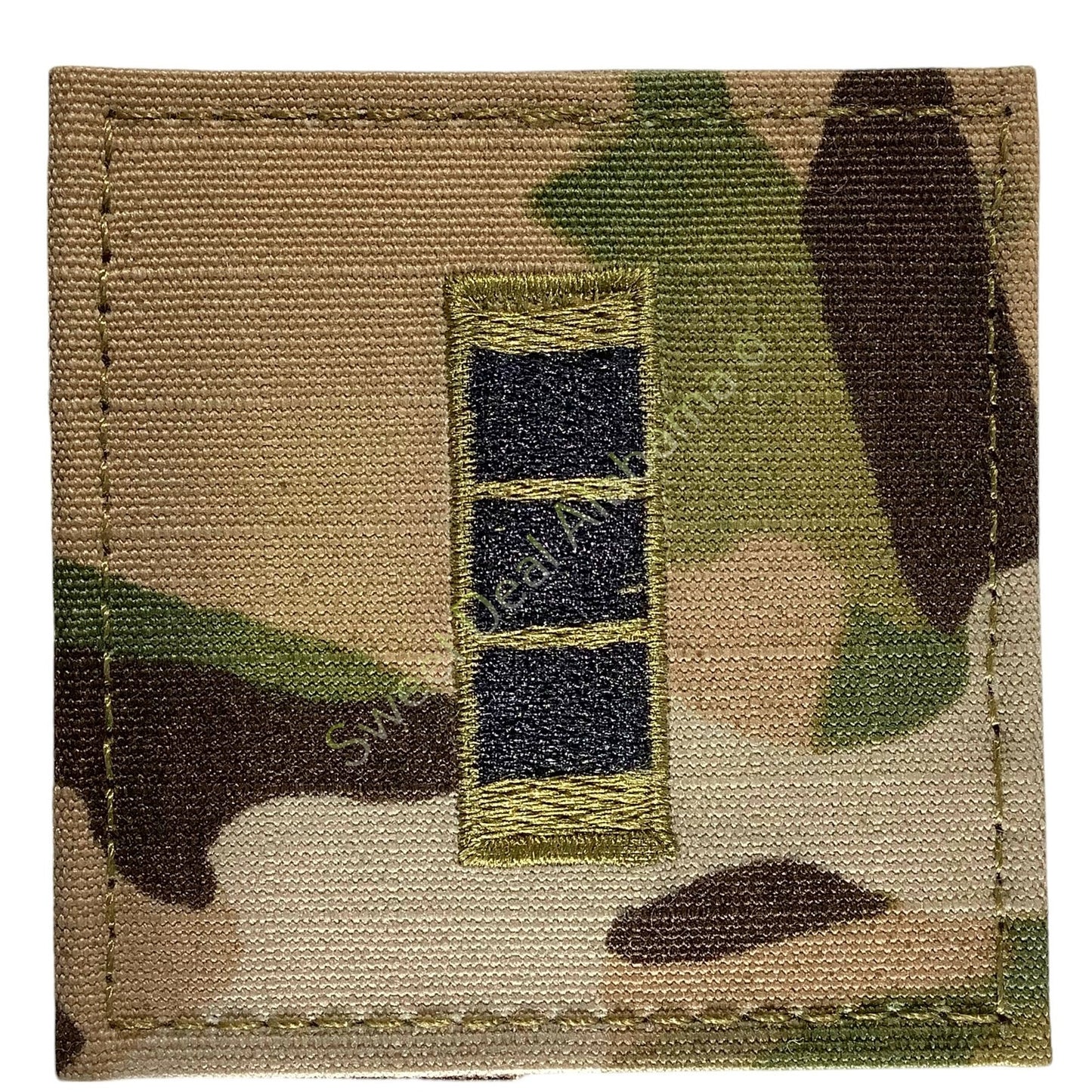 U.S. Army Warrant Officer 3 WO3 OCP Rank Insignia, Multi-Camo, 2x2, Hook-n-Loop