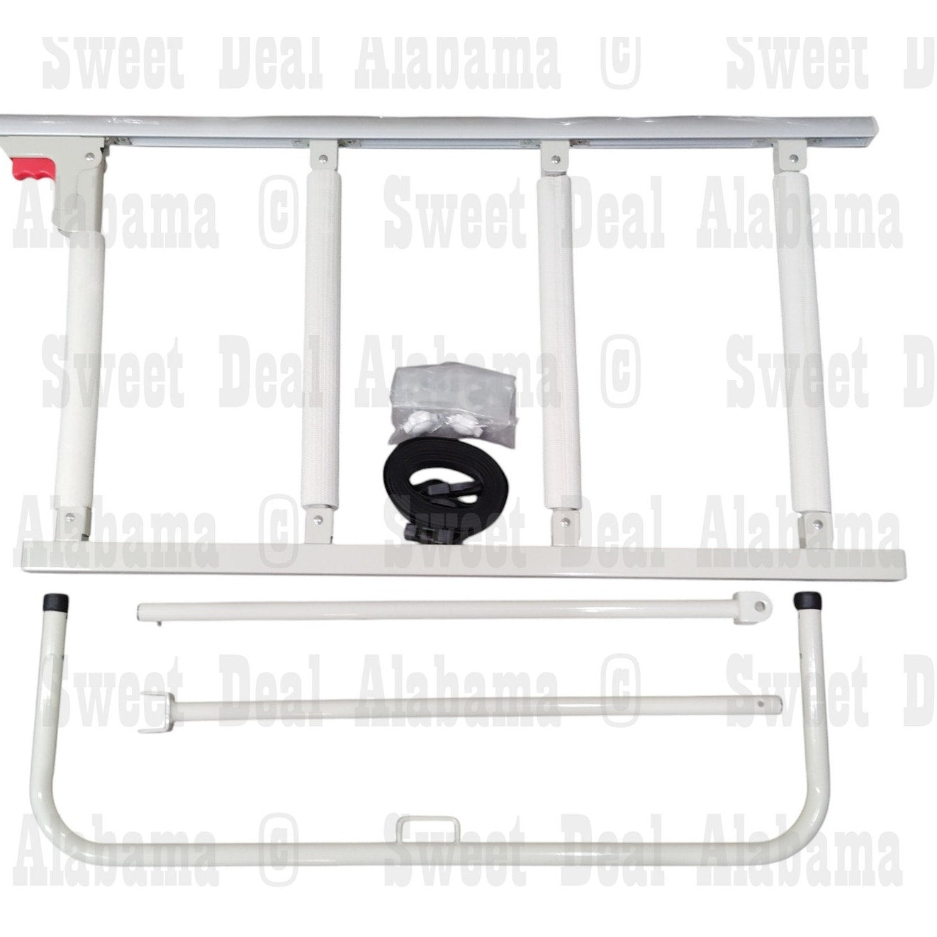 Bed Rail for All Bed Sizes 36.6"x15.8" Folding Assist Handle for Fall Prevention
