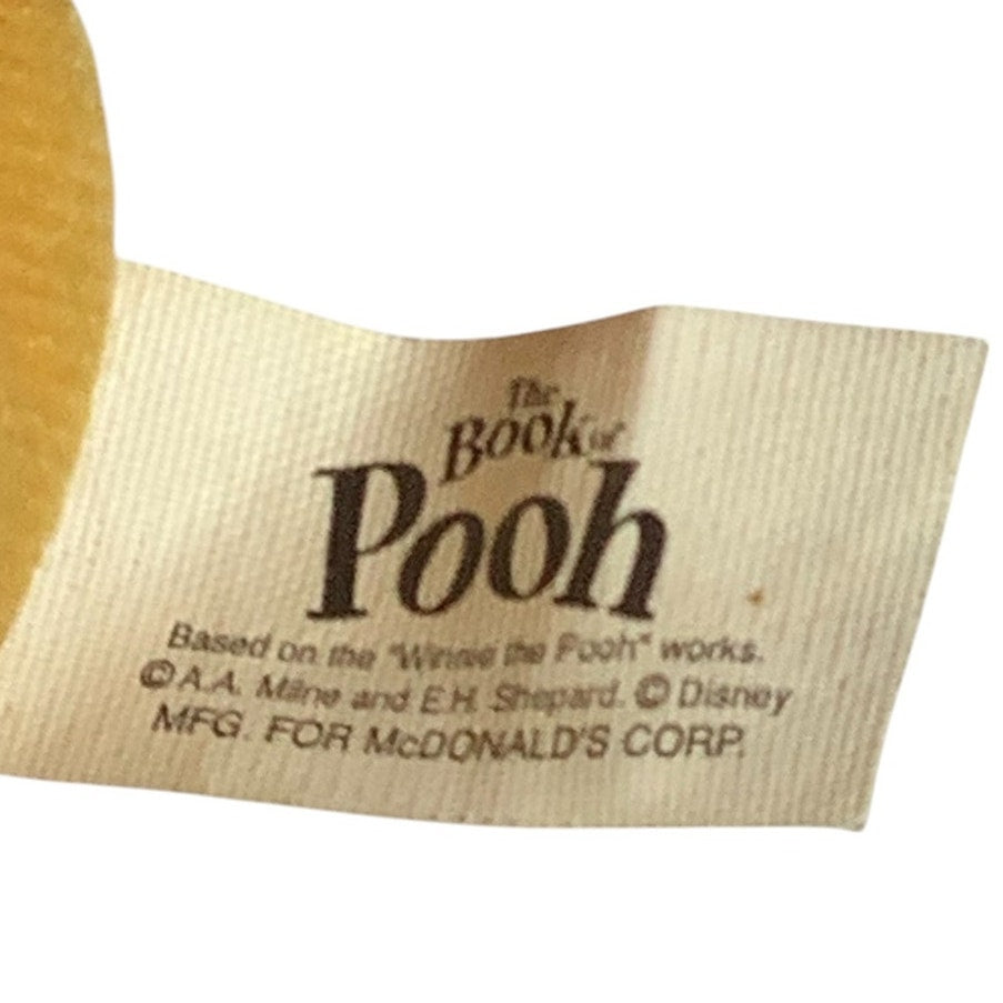 2001 Pooh Bear (3"H x 2.75"W). McDonald's Happy Meal Premium Stuffed Toy, EUC