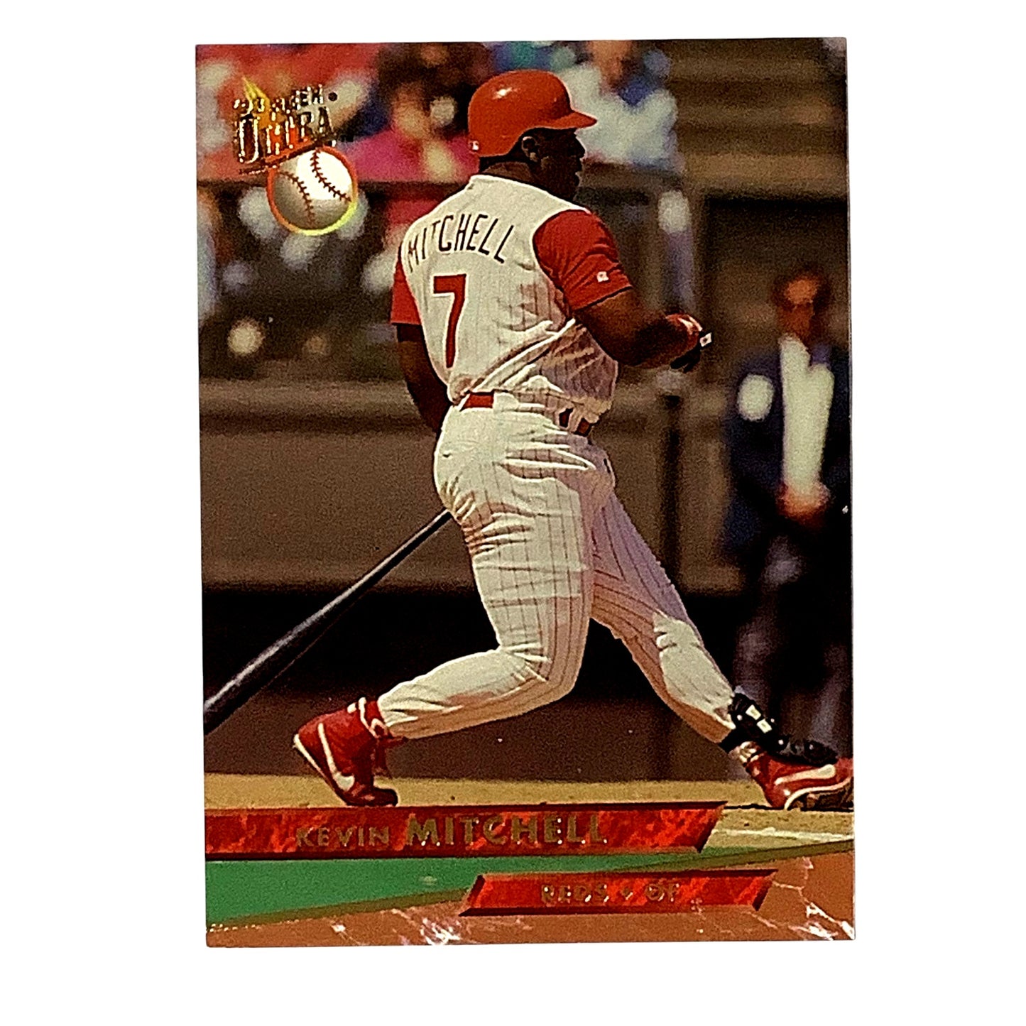 Kevin Mitchell, Cincinnati Reds, MLB, Fleer Ultra Baseball 1993, Card 331, EX/NM