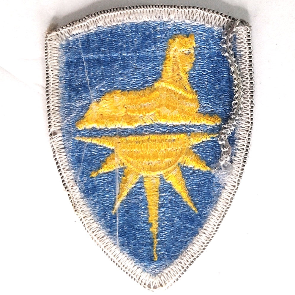 US Army Intelligence Command Novelty Embroidered Sphinx Sunburst 3" × 2" Sew‑On