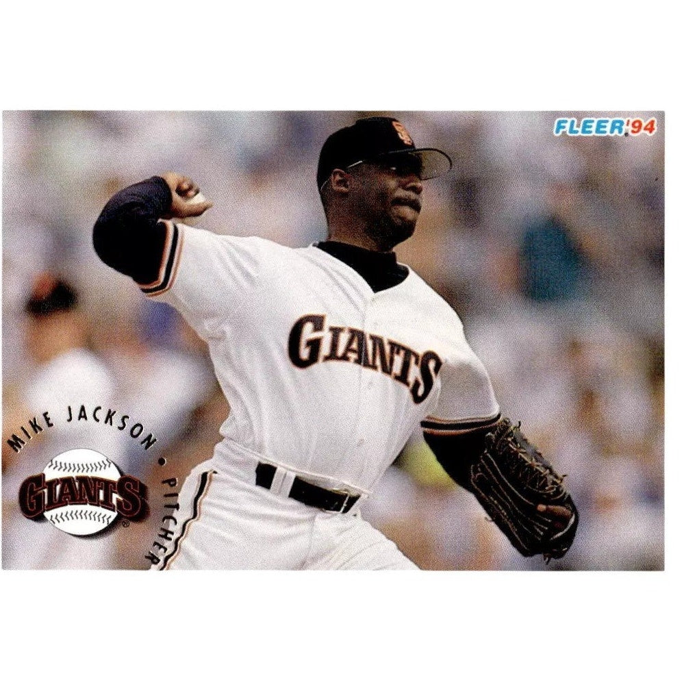 Mike Jackson, San Francisco Giants, #692, 1994 Fleer Baseball Collector's Card