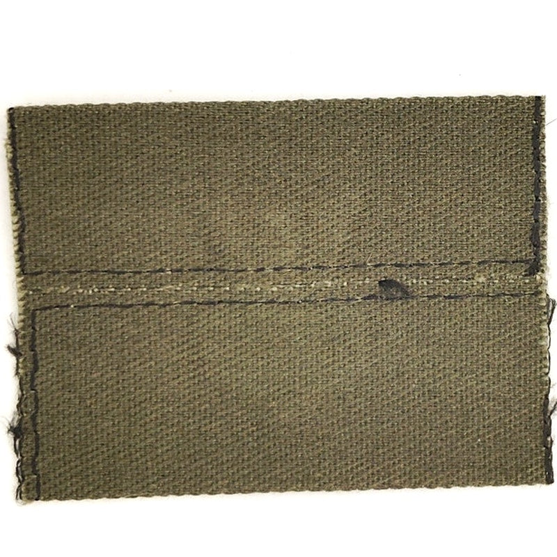 US Navy PO1 E‑6 Subdued OD Green Left‑Facing Collar Device Patch – 2‑3/8"