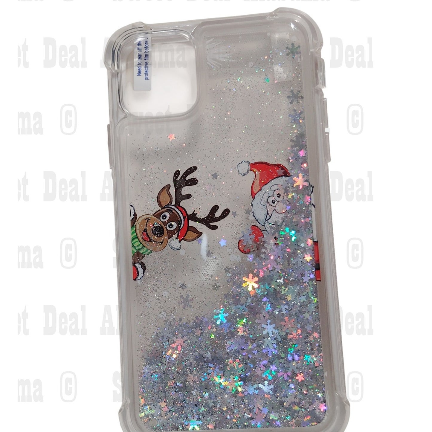 Cakacase Cellphone Case For iPhone 11 Pro Max, Christmas, w/ Floating Snowflakes