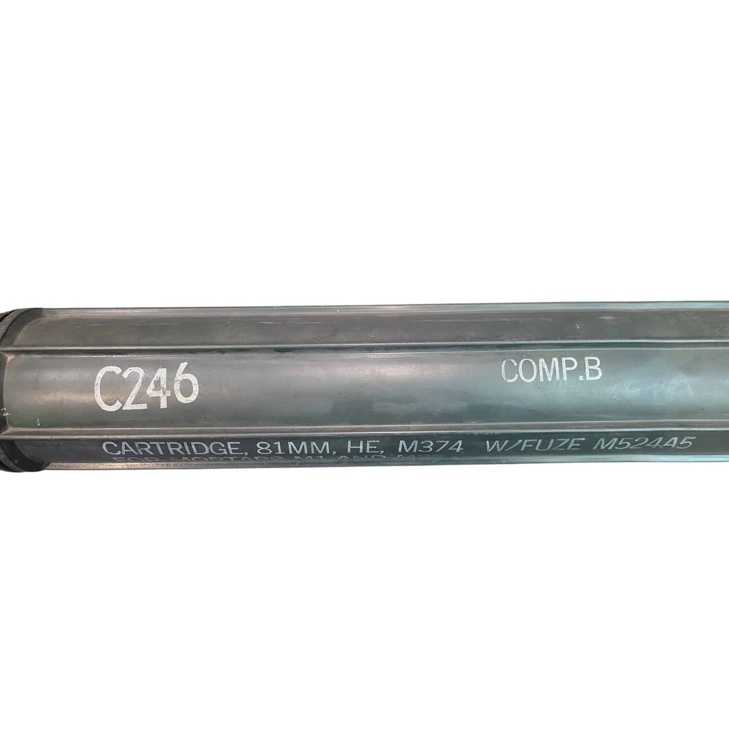 Vintage U.S. Military M524A5 Transport Tube – 22"L x 3"D | Surplus Storage Case