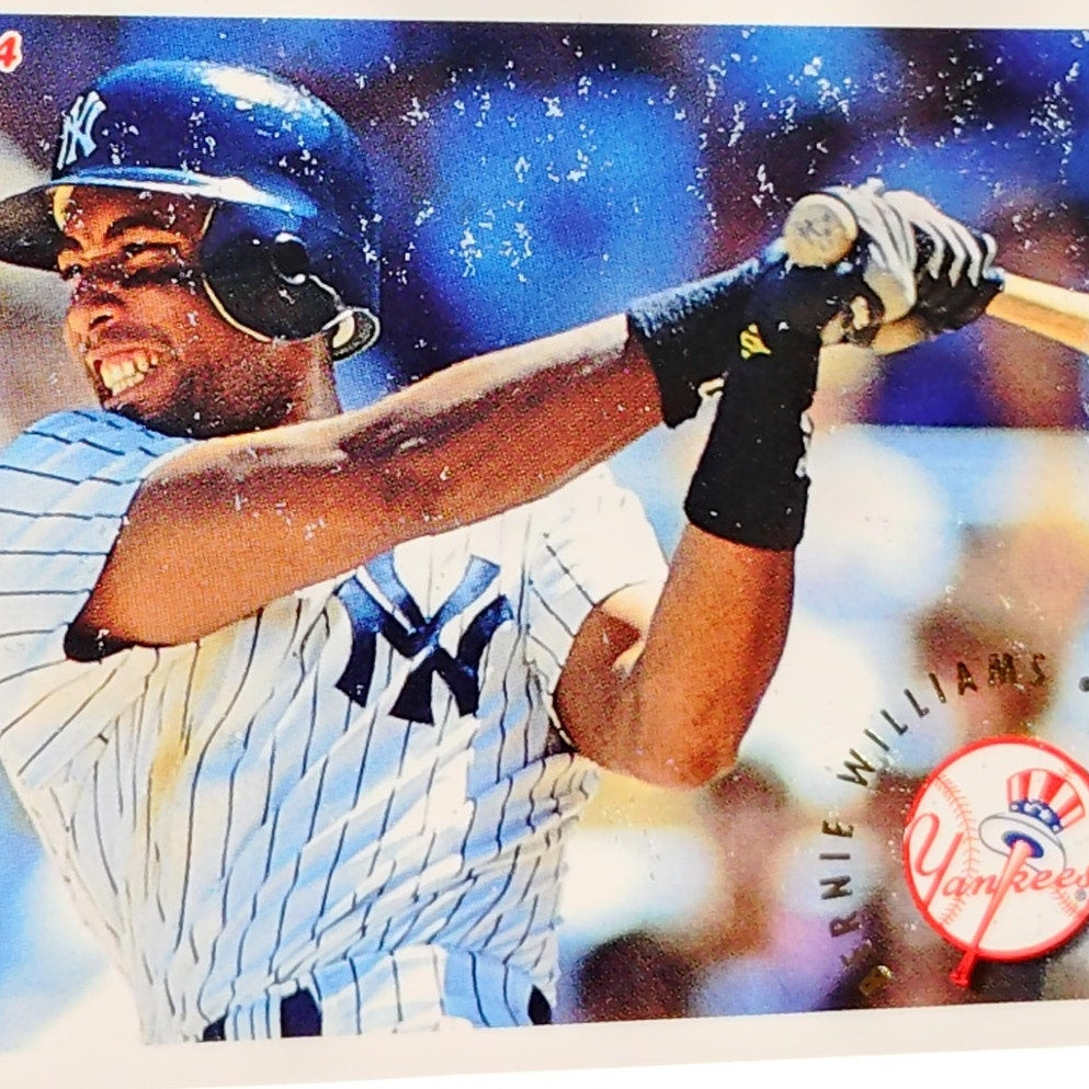 Bernie Williams, New York Yankees, #251, 1994 Fleer Baseball Collector's Card