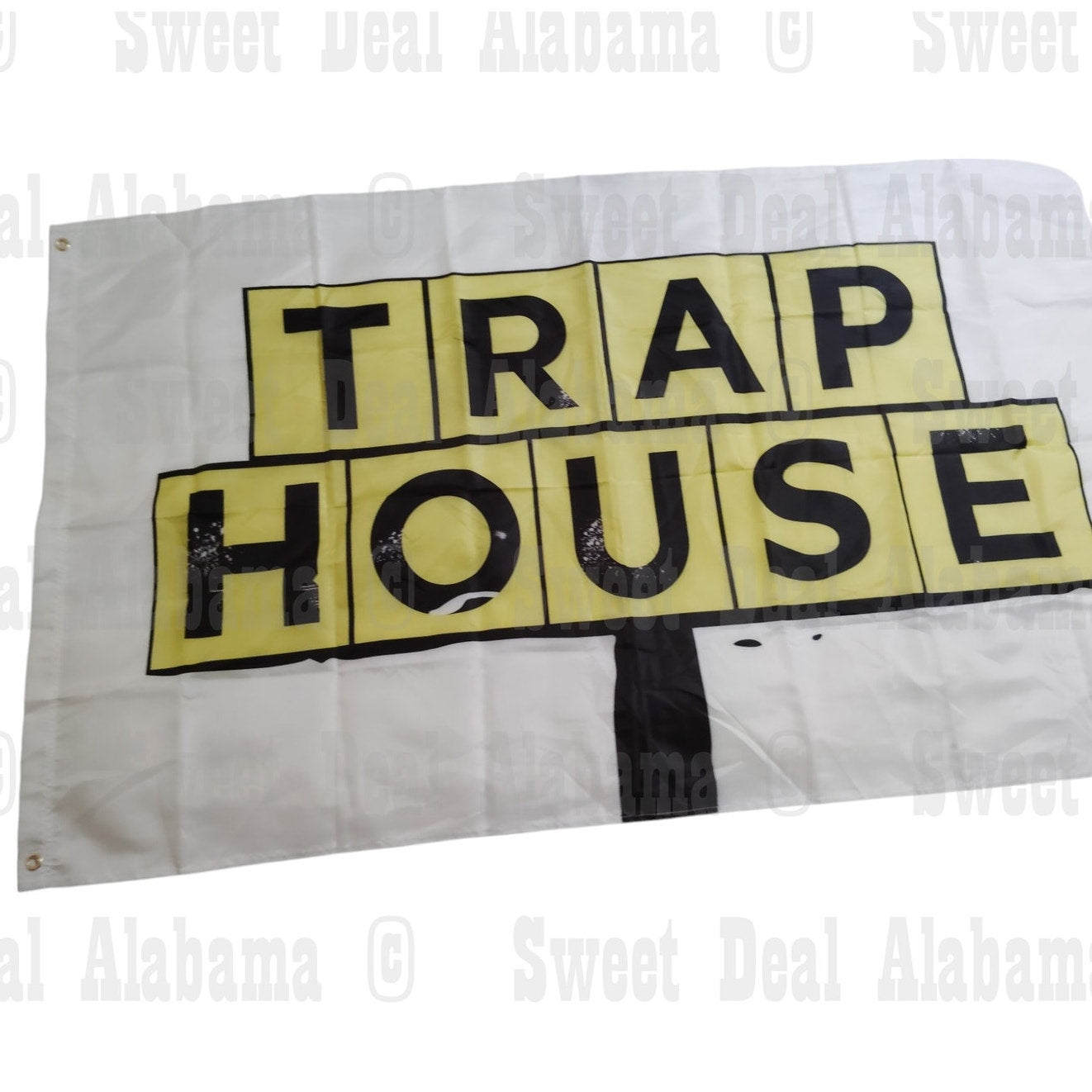 Rap Flag - "Trap House" 59"x35" Tapestry Banner for Man Cave, Dorm, Garage