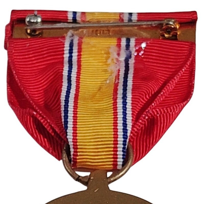 National Defense Service Medal w/ Pinback, 1-1/4"D Medal x 3"H Overall