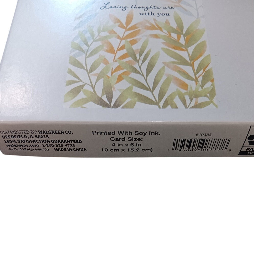 ME Sympathy Cards - 10-Pack - 5 Styles x 2 Each - 4"x6" - Soy Ink - PN 619383