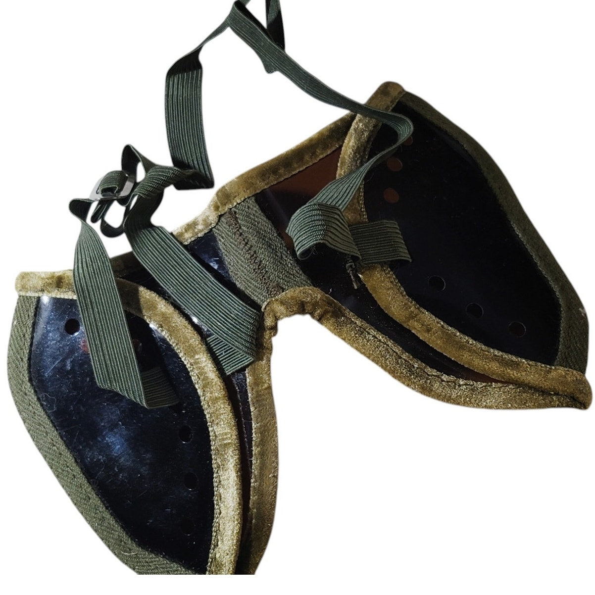 1966 USMC Snow Goggles Vietnam Era Military Issue w/ Case Cold Weather Gear