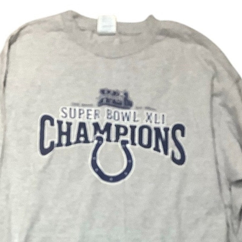 Souvenir L/S Shirt, NFL Indianapolis Colts Super Bowl XLI (2006) Champions, XL