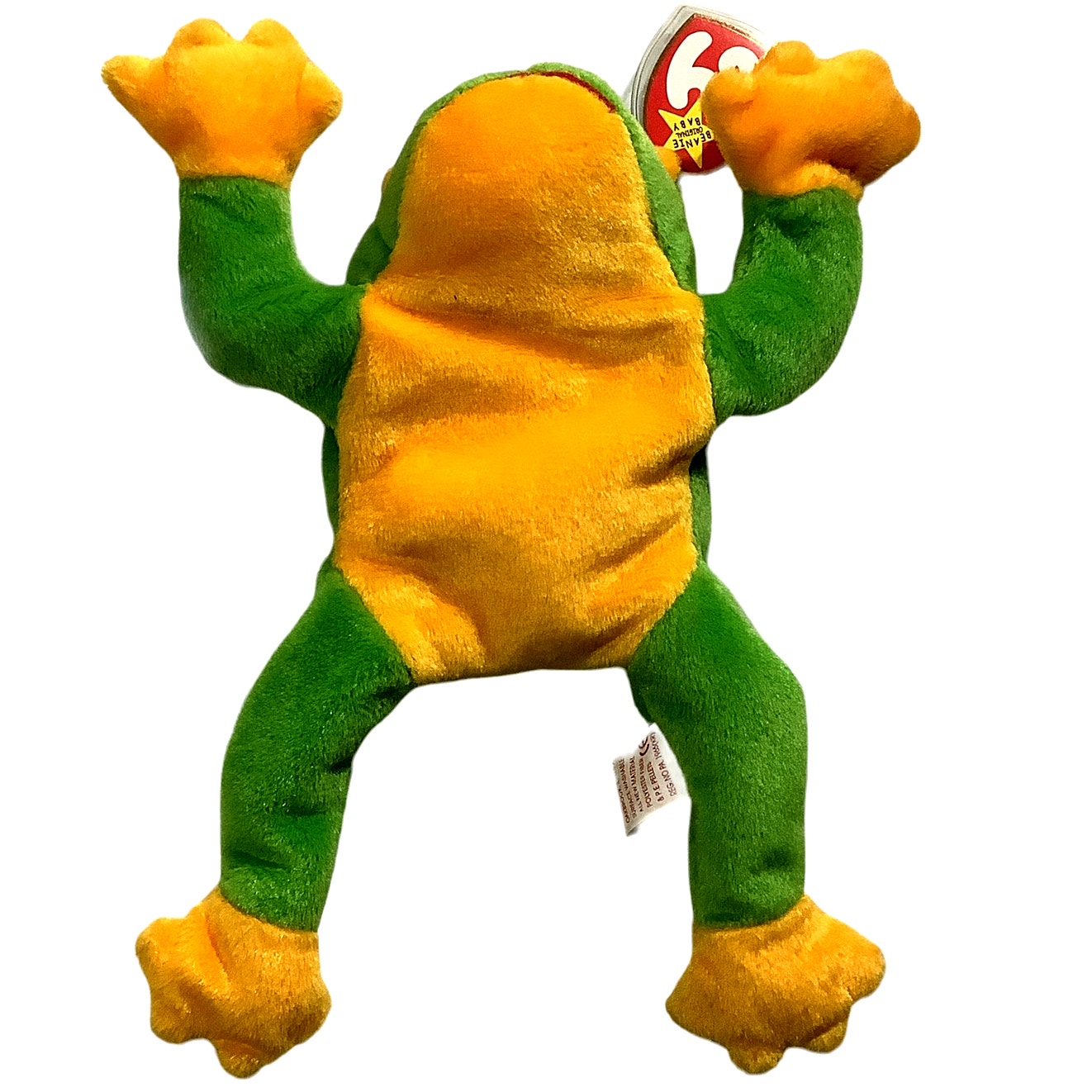 Ty Beanie Baby - Smoochy the Frog, Born 10/1/97, Intro 12/31/97 Retired 03/31/99