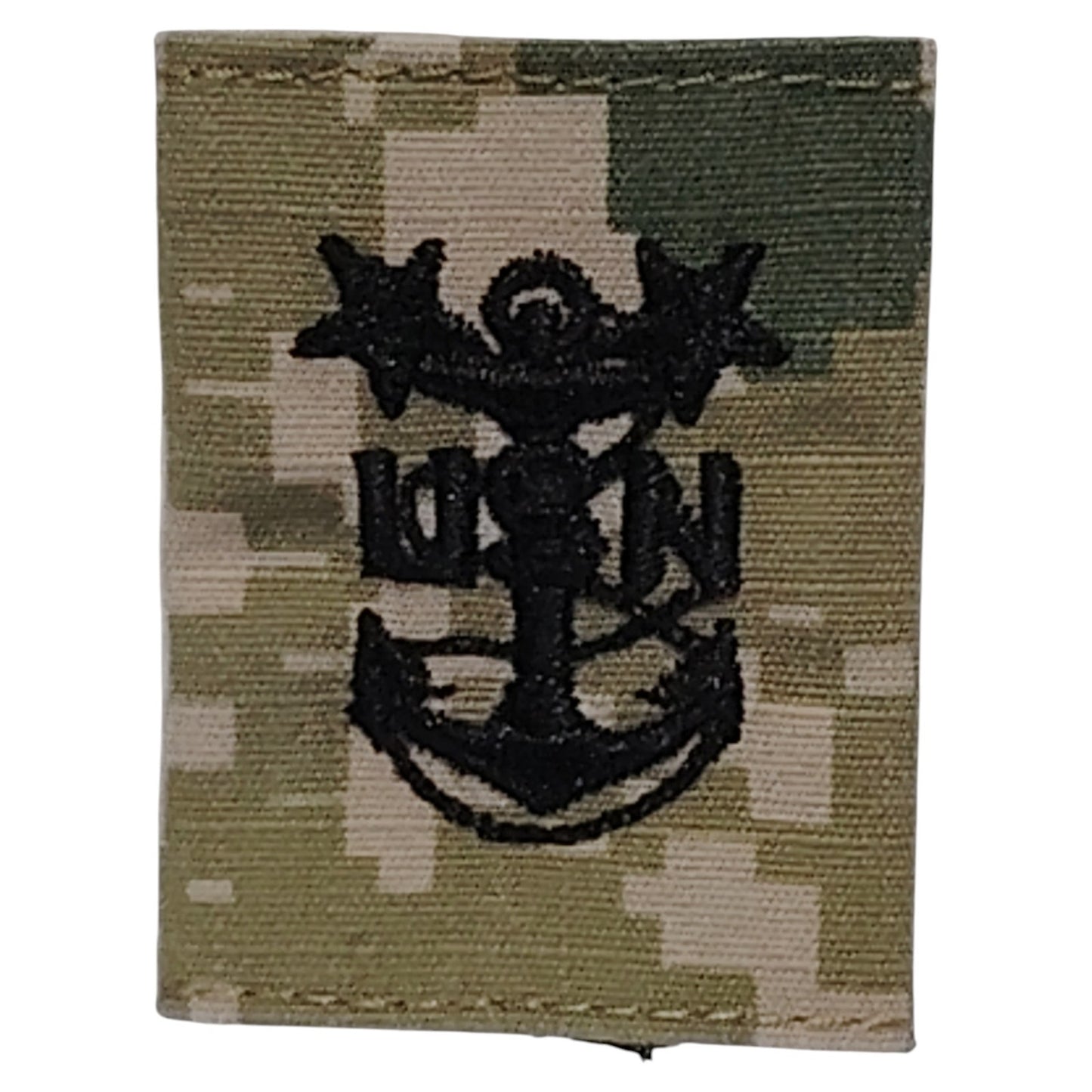 Navy Parka Tab Device Woodland Digital Embroidered E9 Master Chief Petty Officer