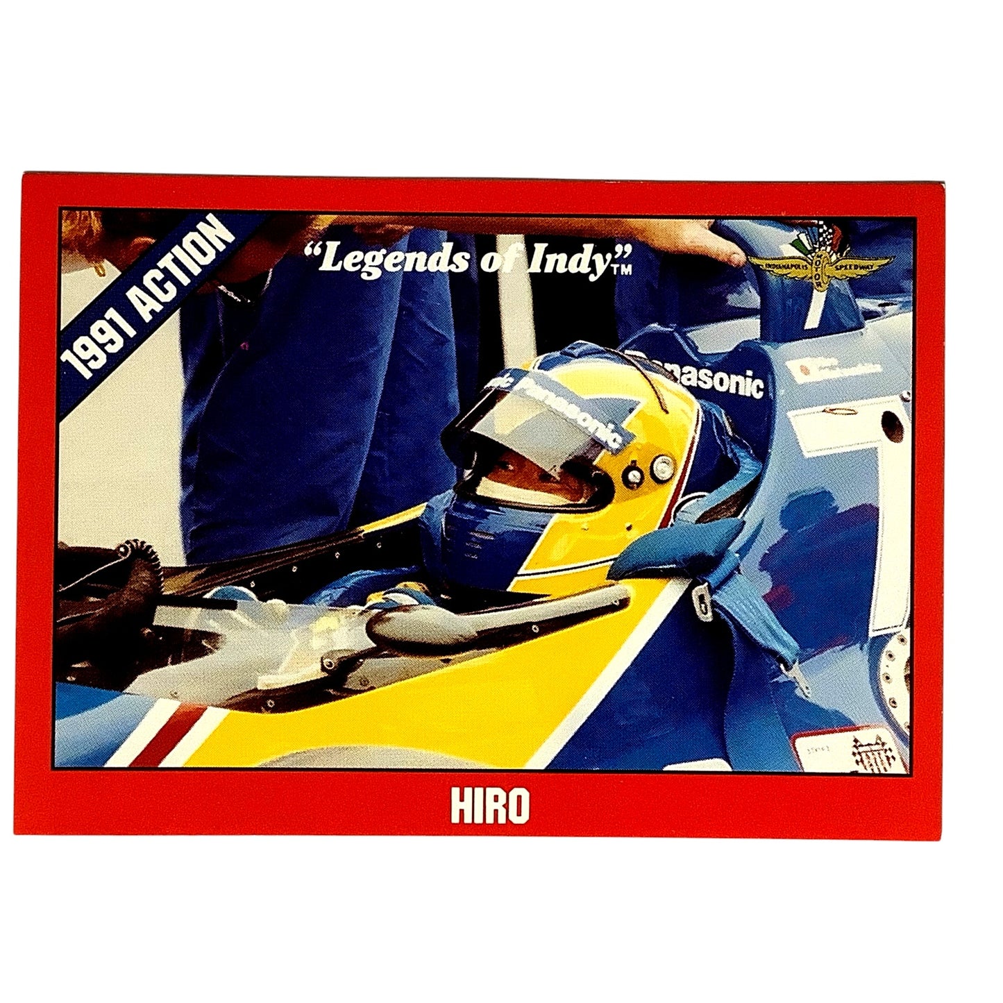 HIRO- Japan's First in Indy 500, 1991 Action, 1992 Legends of Indy, Card No.35