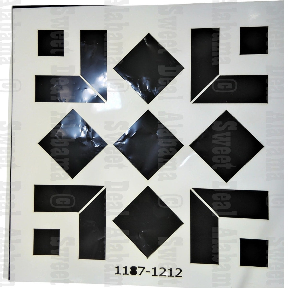 Kayra Decor Damask Wall Stencils 12x12 – 4 Designs (1180, 1179, 1187, 1201)