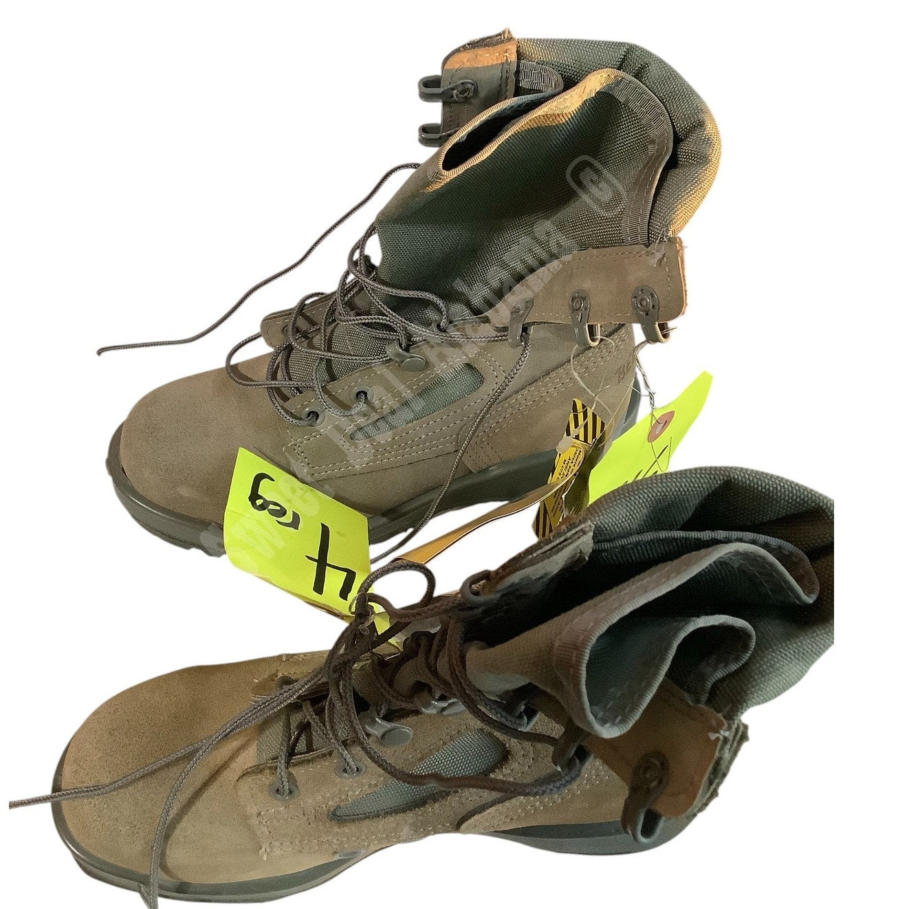 Gortex Belleville Sage Green Boots, Size 4R/4.5R, Cordura w/ Vibram Soles, NWT