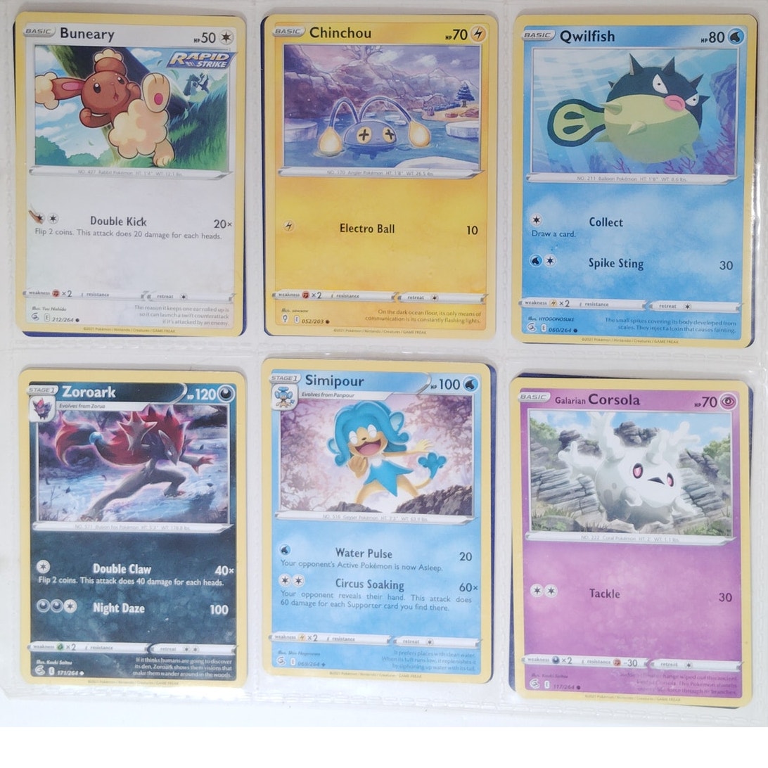 18 Random Pokémon Cards Pictured, Actual Photos Provided