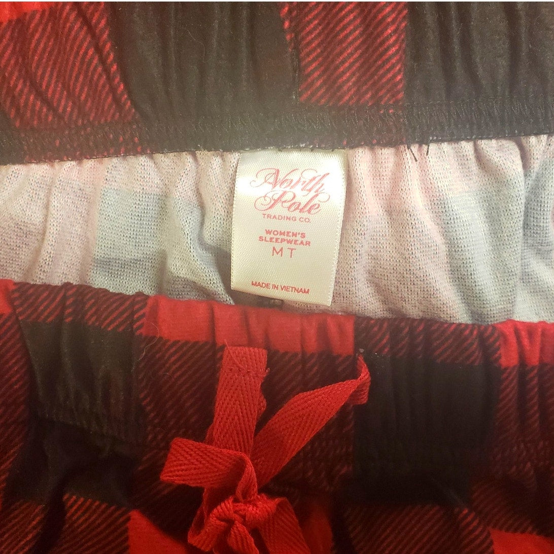 North Pole Trading Co. Unisex 2-pc. Christmas Plaid Pajama Set, MT (10/12)
