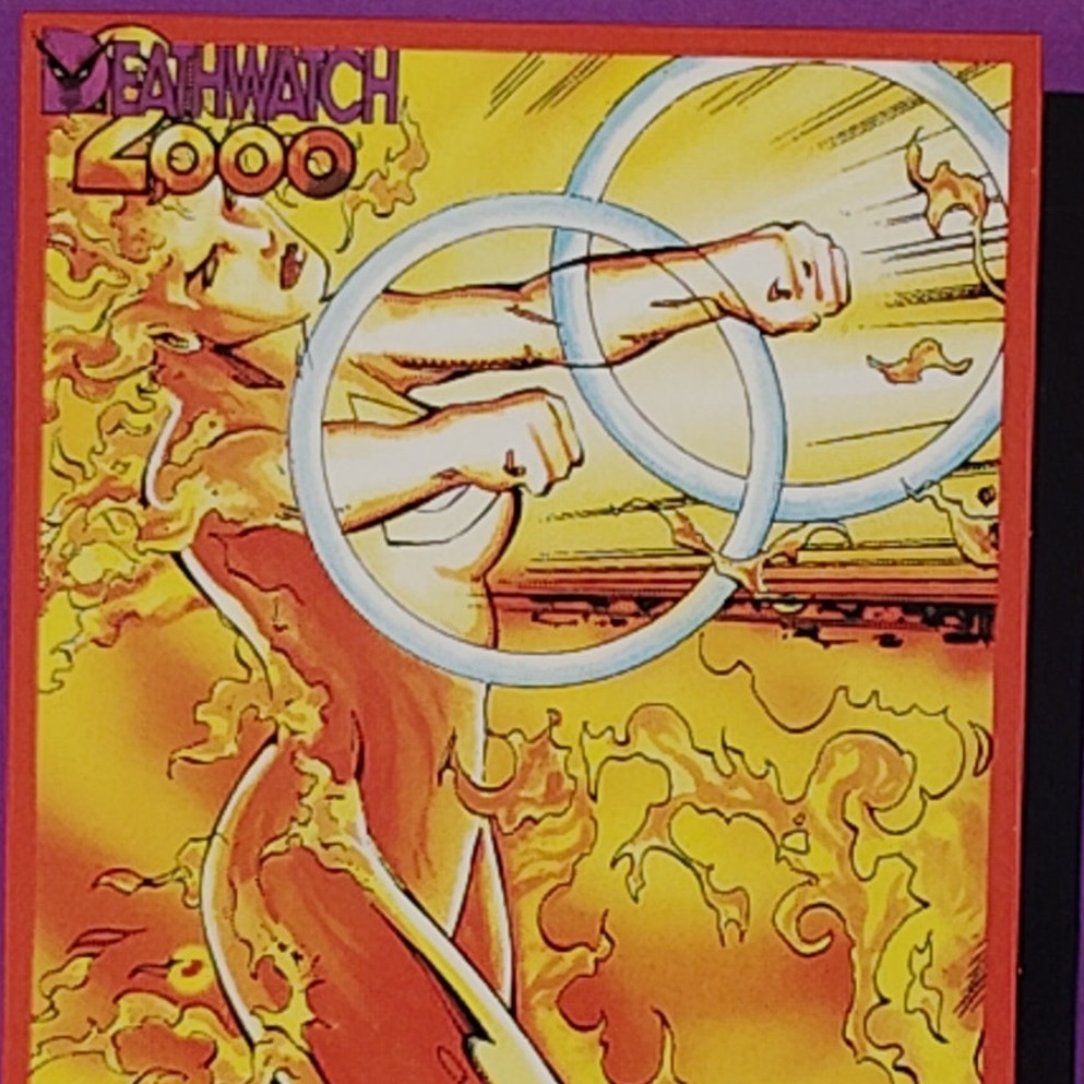 1993 Classics Games, Continuity Comics, Card 12, Fyre-Fight, Deathwatch 2000