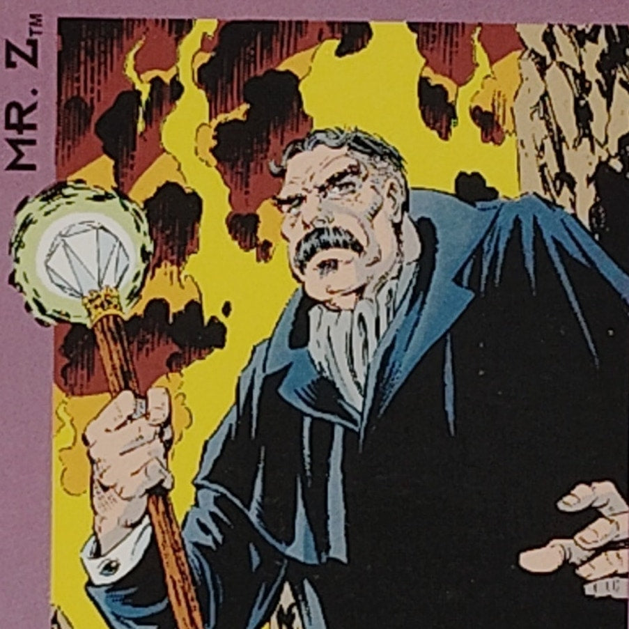 Skybox 1993 DC Flashback Card 87, Foes of Superman, Mr. Z, DC Comics