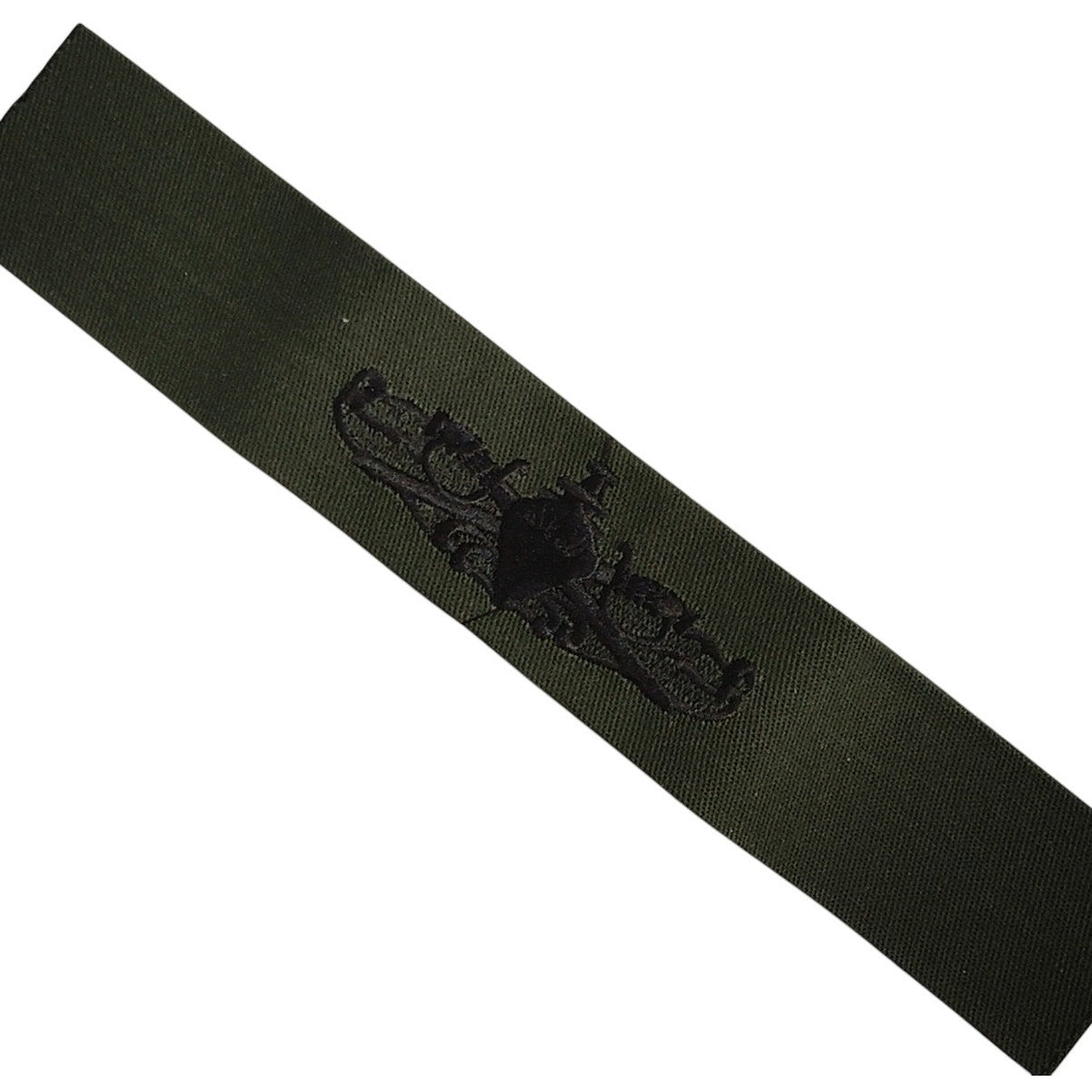 Vintage US Navy Surface Warfare Embroidered Branch Tape, E-1, ODG BDU Uniform Patch 8" x 1-1/4"