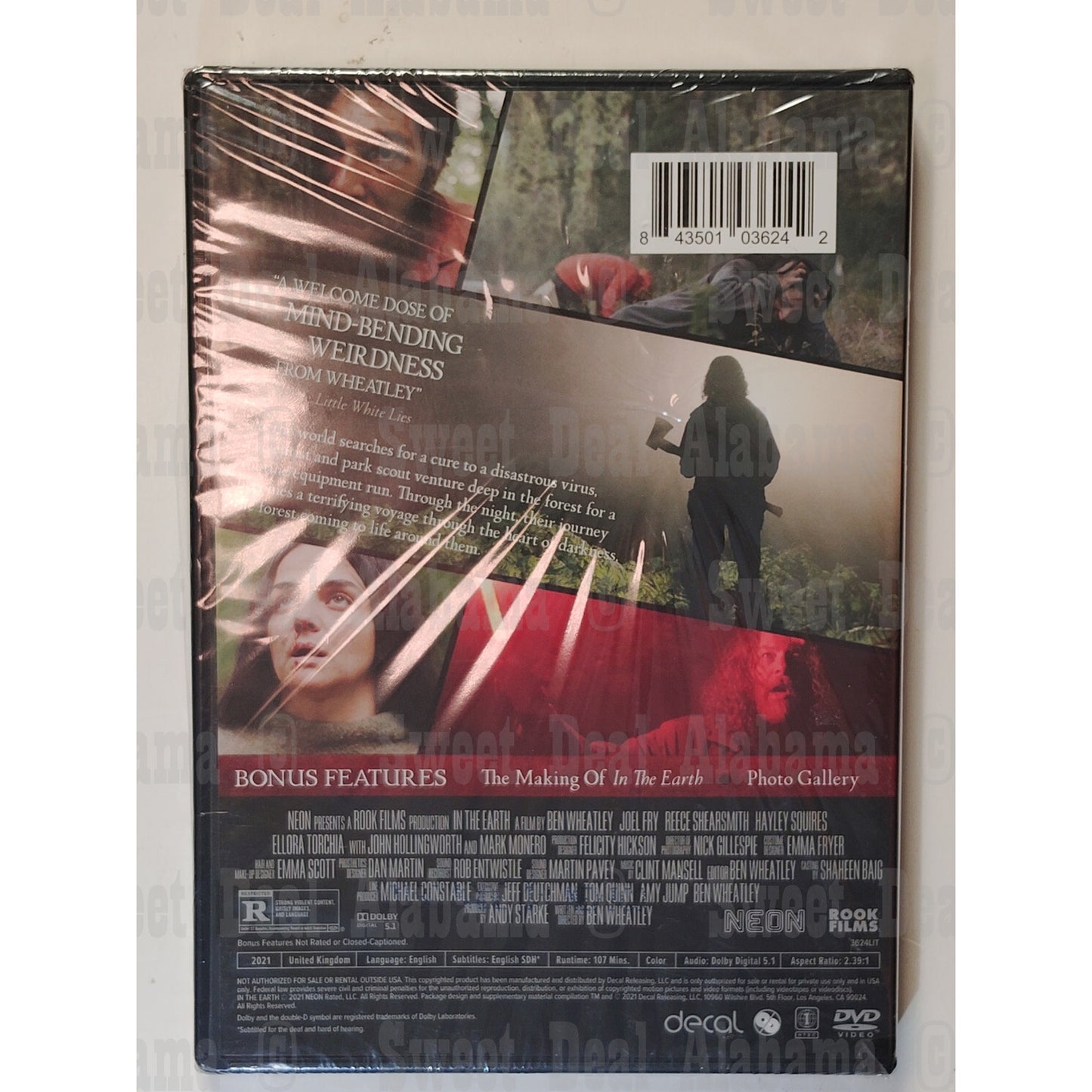 In the Earth (2021 DVD) 107 Minutes of Horror, Mystery & Suspense