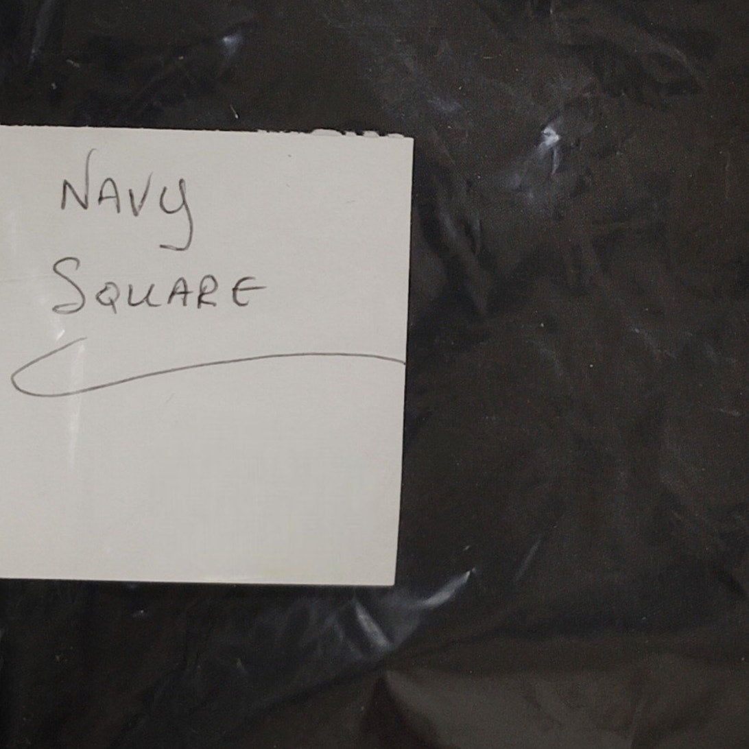 U.S. Navy Square, 32" x 32", Black, Silk-Like 100% Polyester, Formal Accessory
