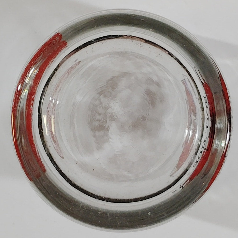 Vintage Alabama Crimson Tide 10 oz Glass Tumbler – Football Logo & University Seal, 4-5/8"H x 3"D