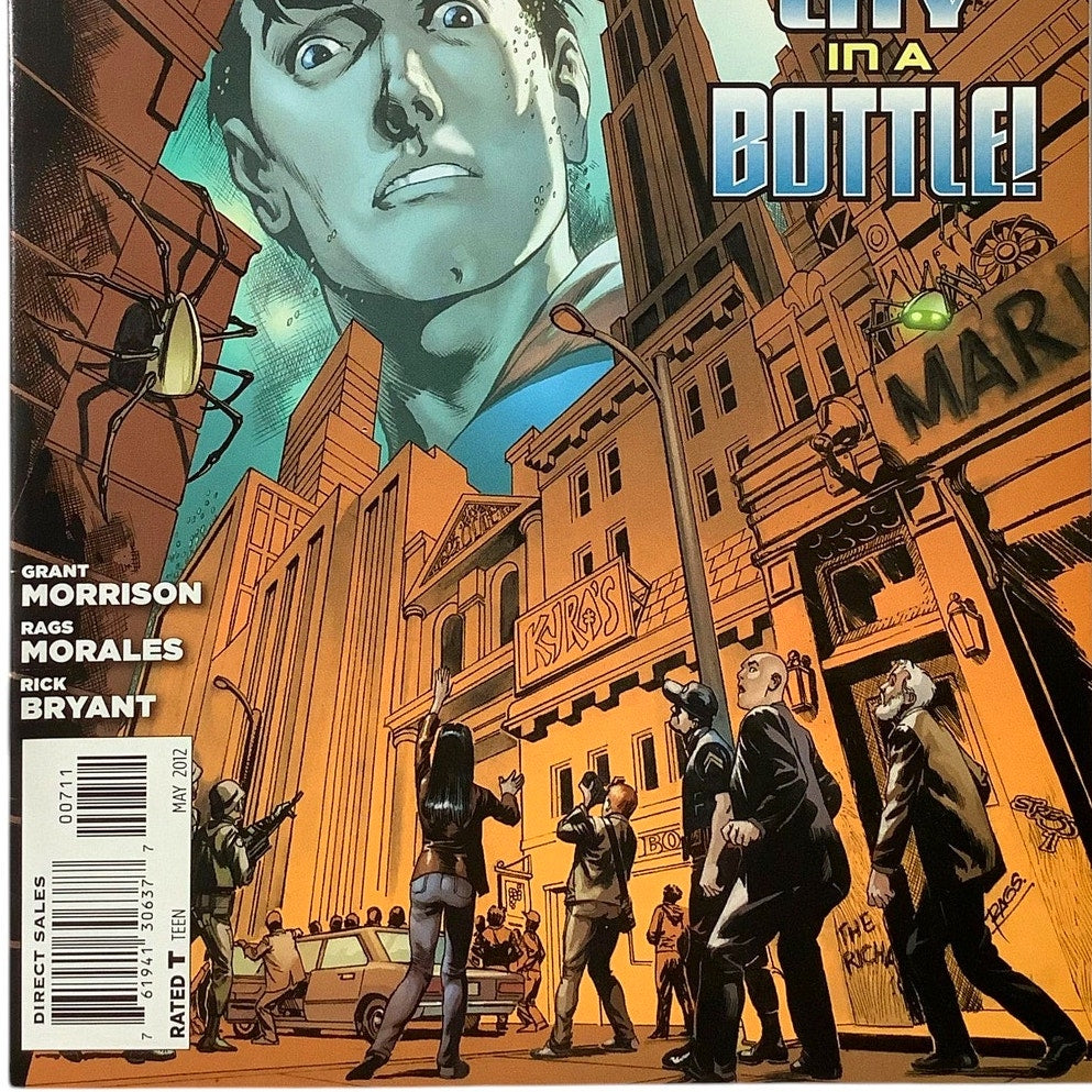 DC, The New 52, Superman Action Comic #7, City in a Bottle, May 2012, NM 9.4