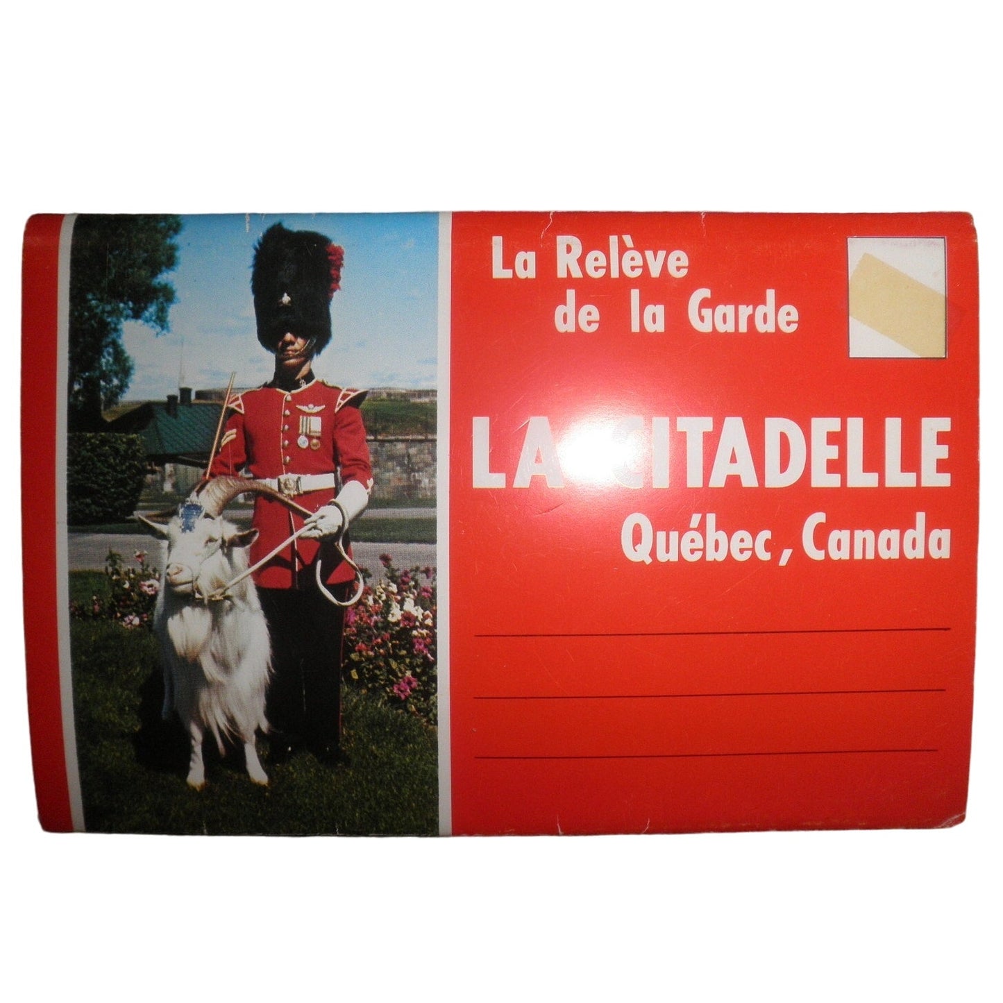 Fold-Out 12 Views, La Citadelle, Quebec, Canada, 4" x 6" Vintage Postcard 1980's