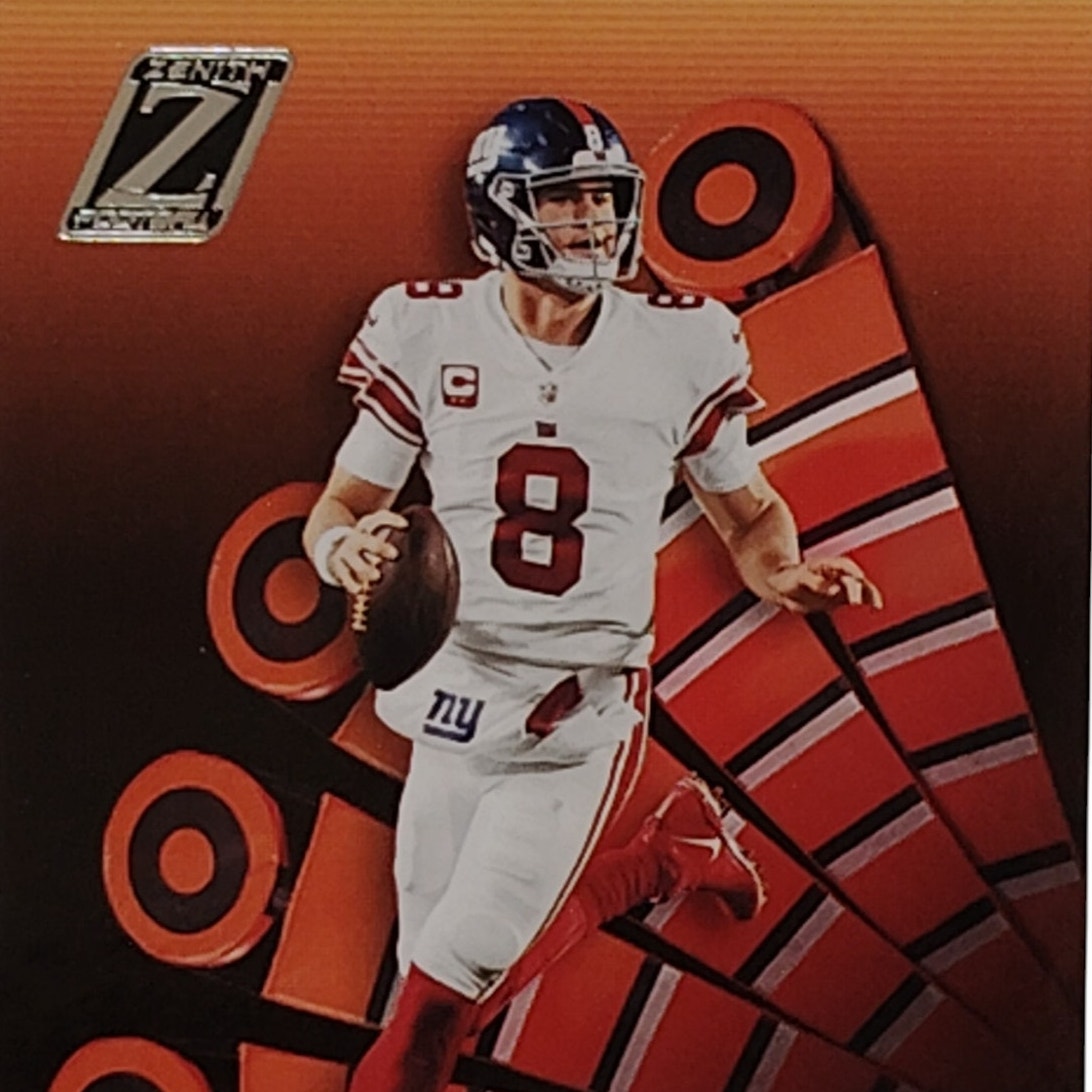 Daniel Jones, New York Giants, NFL 2022 Panini-Zenith Card 17 , EX/NM